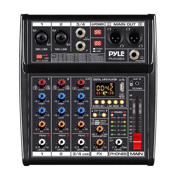 Pyle Audio Mixer, PMX464 PMX464